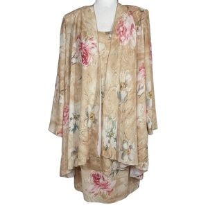 Vintage Jeffrey & Dana Evenings by Tom Barra Two-Piece Dress and Jacket